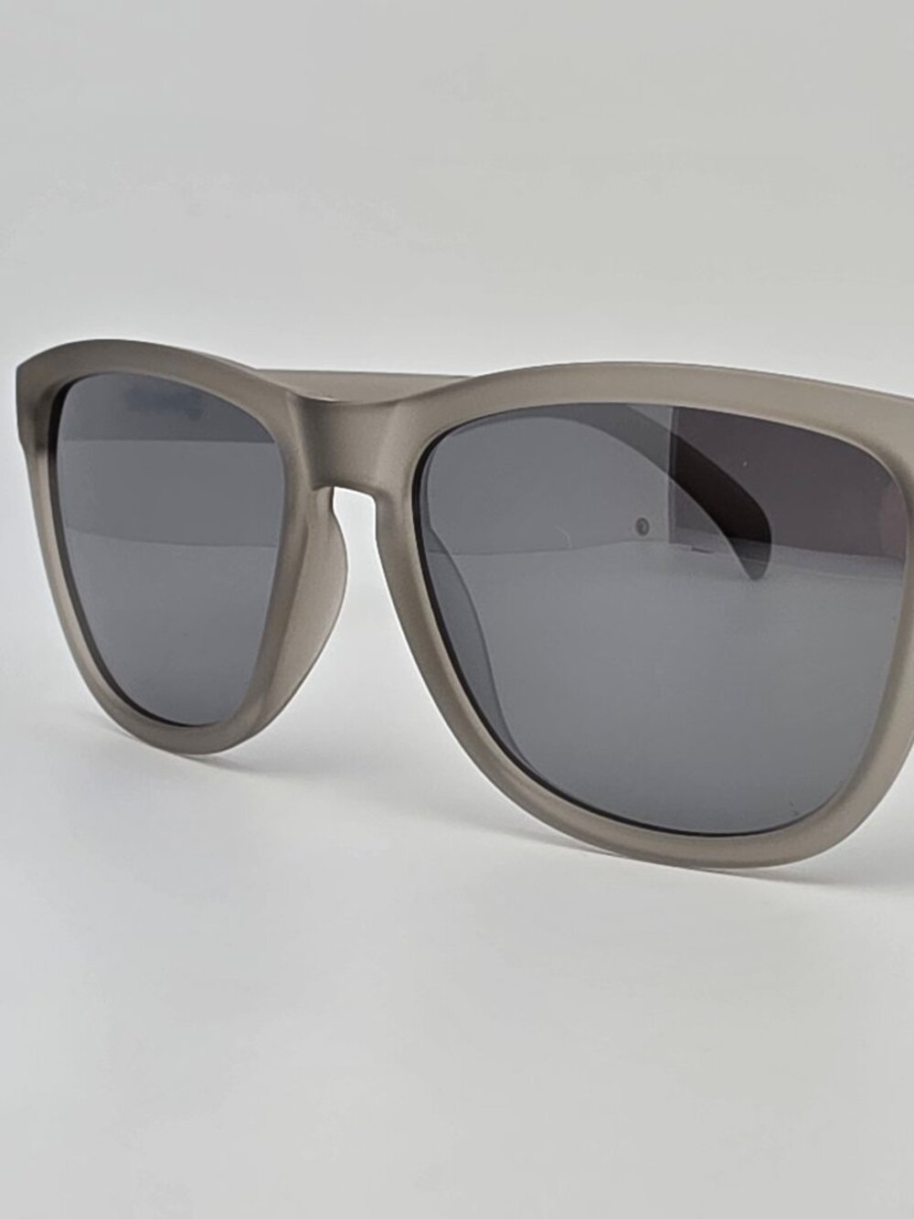 Goodr OG Going To Valhalla Crystal Grey Frame Polarized Chrome Lens Sunglasses